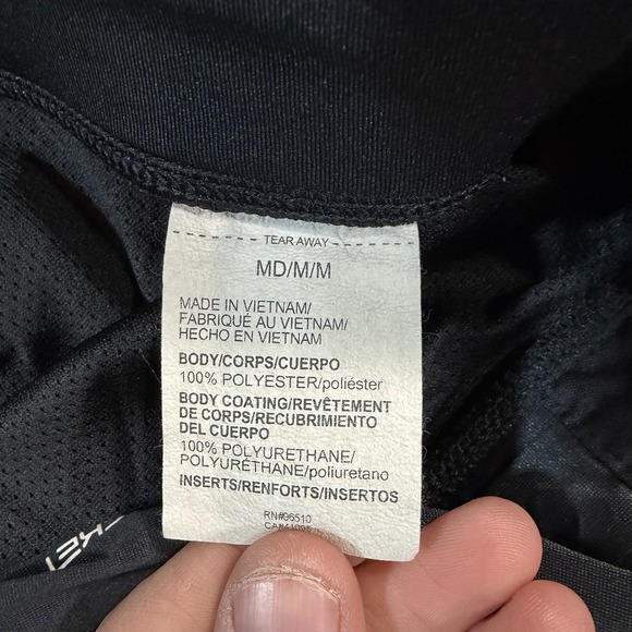 Under Armour Speedpocket Fitted Leggings M Black Athletic Running Training Pant - Picture 3 of 7